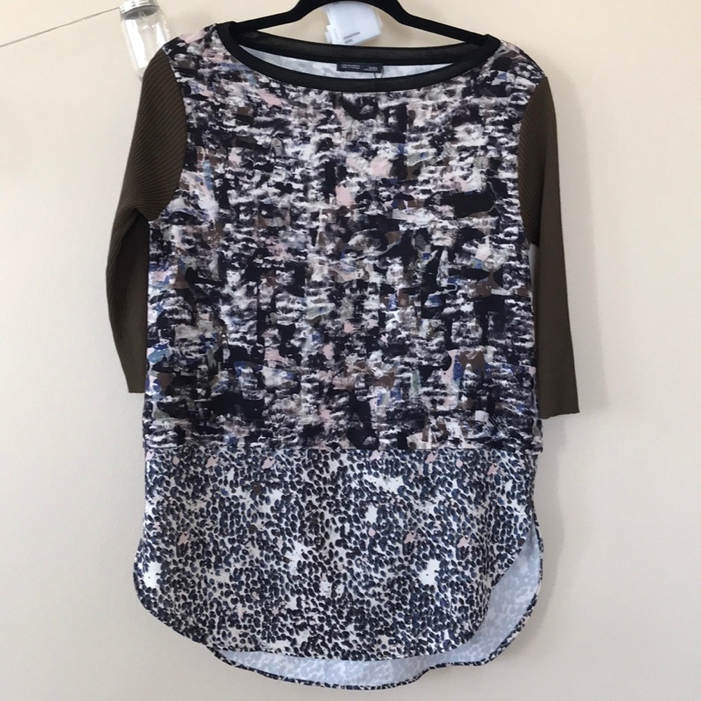 Zara multi colored oversized top